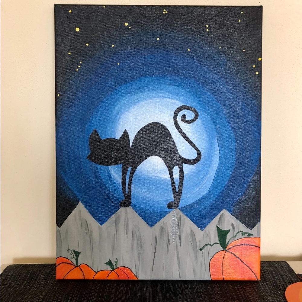 Hand painted canvas